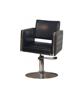 Парикмахерское кресло "Голдиум Блэк Д"