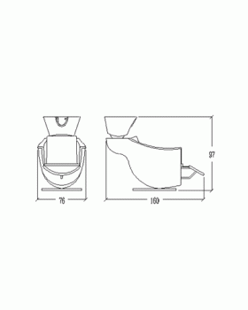 Мойка парикмахерская "POD MASSAGE"