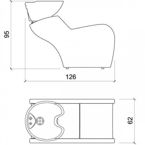 Мойка парикмахерская "CLUBWASH"