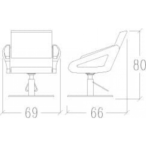 Кресло парикмахерское "MOON CHAIR"