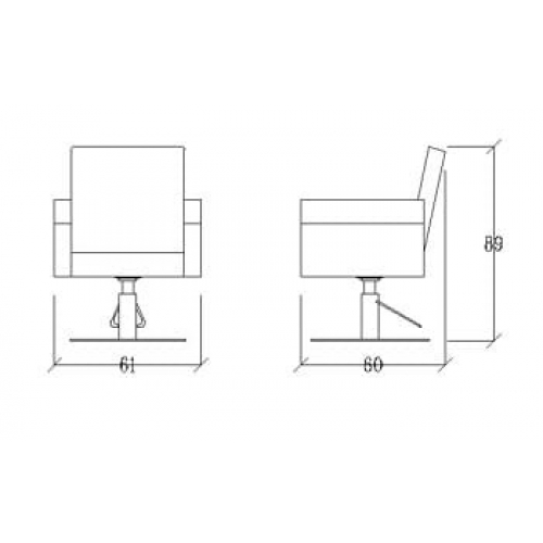 Кресло парикмахерское "XILEMA CHAIR"