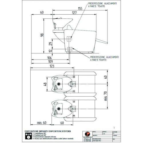 Мойка парикмахерская "ZONE WASH PRO - RELAX"