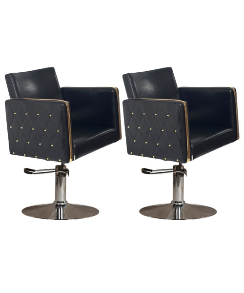 Парикмахерский комплект кресел "Голдиум Блэк Д"